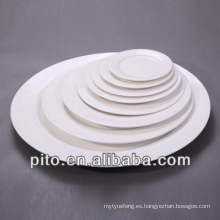 Plato de cena de cerámica de muchos tamaños